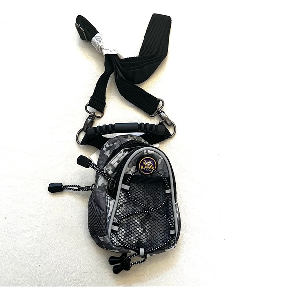 Linkswalker LSU Camo Grey Mini Day Pack NWT B#25 - Picture 1 of 12